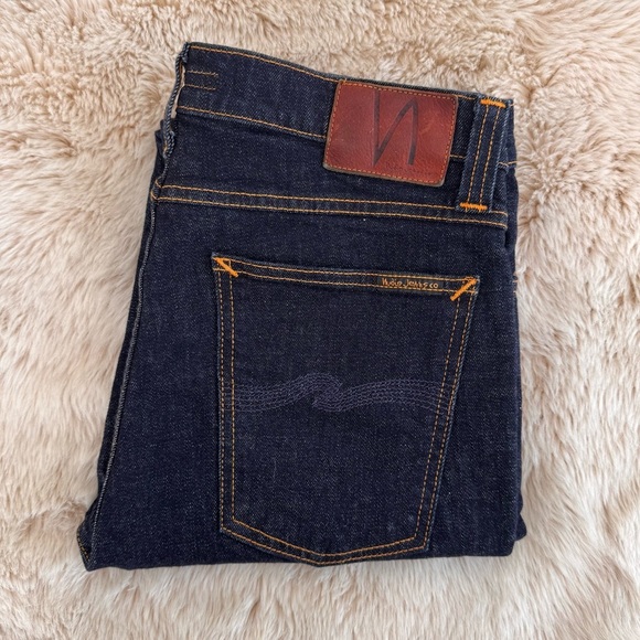 Nudie Jeans Slim Fit in Indigo - Picture 1 of 16